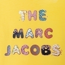 Лонгслив ярко-желтого цвета с надписью от бренда LITTLE MARC JACOBS