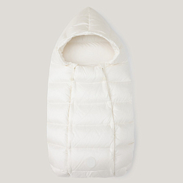 Конверт White с опушкой из натурального меха от бренда Anna Leon