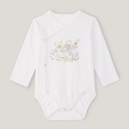 Боди кимоно 3 шт White-Blue Toys от бренда Anna Leon