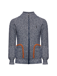 Джемпер с карманами на молнии от бренда Trussardi