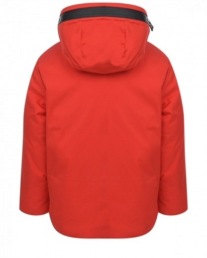 Куртка красная с капюшоном от бренда ADD