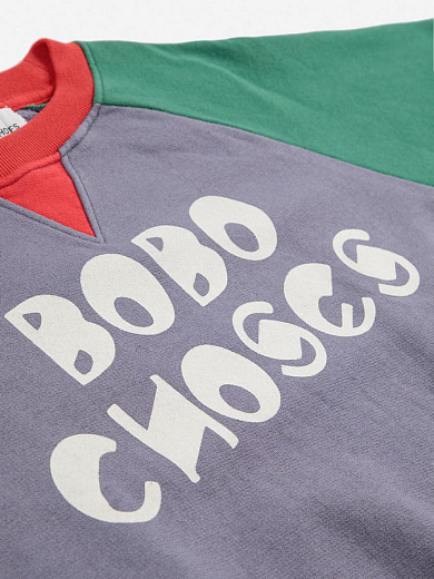 Свитшот Color Block от бренда Bobo Choses