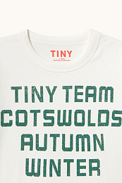 Футболка Tiny TEAM от бренда Tinycottons Белый