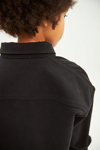 Рубашка DENIM Black от бренда Liqlo