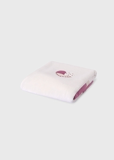 Плед бело-розовый с мороженым от бренда Mayoral