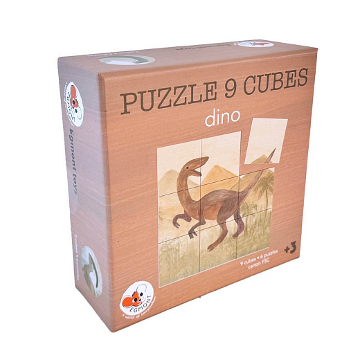 Кубики-пазл "Динозавры" от бренда Egmont Toys