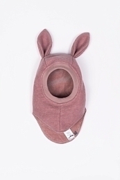 Шапка-шлем Bunny розовый от бренда Peppihat