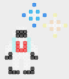 Конструктор Астронавт 150 деталей от бренда Marioinex