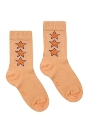 Носки оранжевые со звездами от бренда Tinycottons